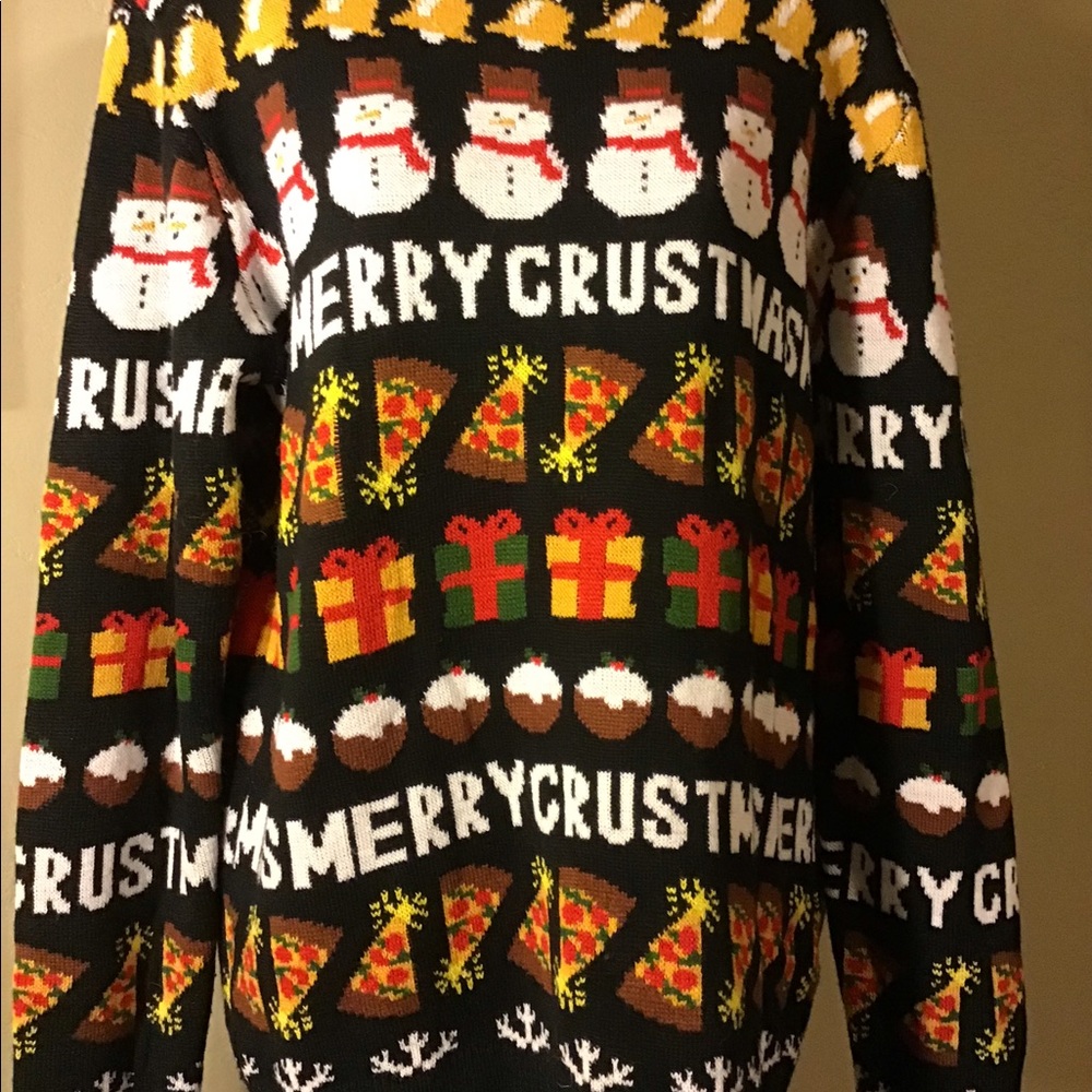 🍕🌲PIZZA CRUSTmas Sweater by H&M🌲🍕